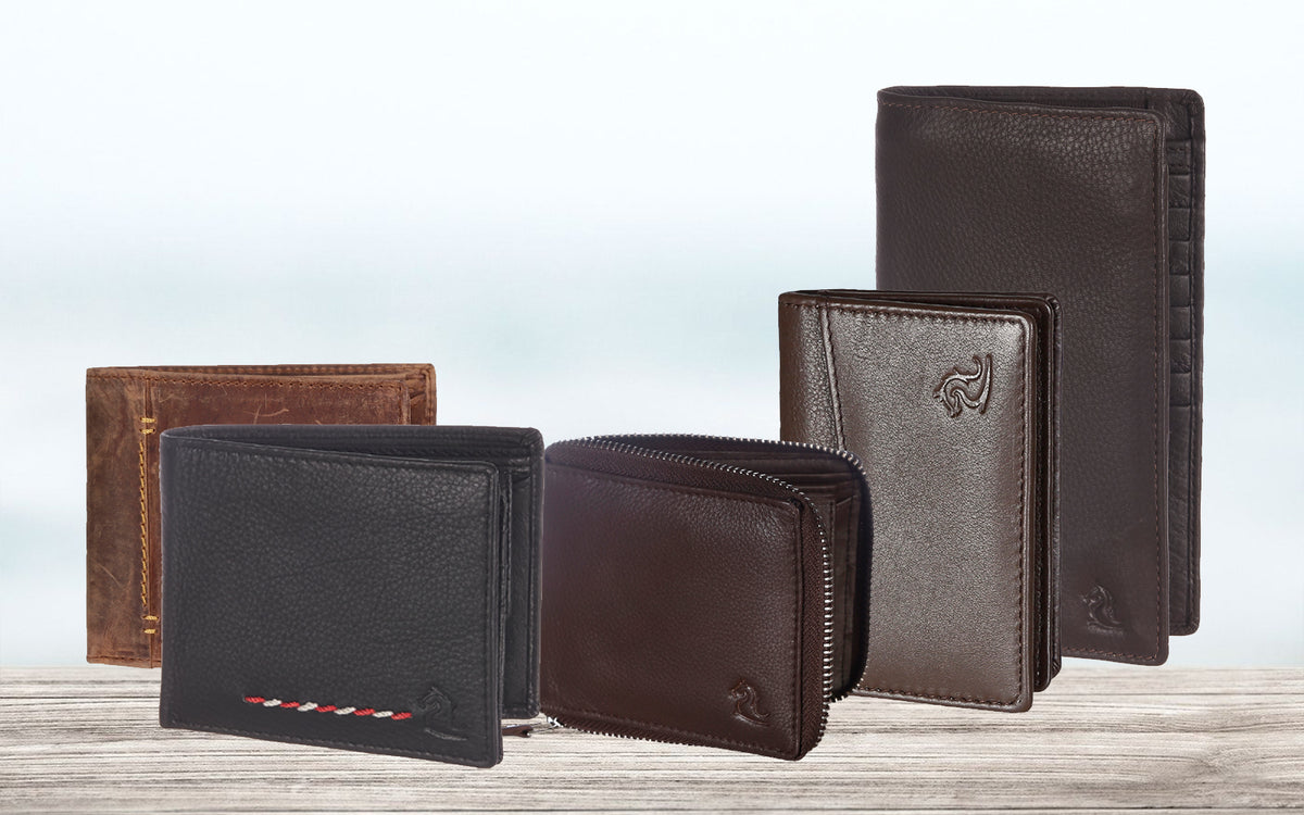 Kara Brown Leather Card Holder for Men