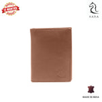 13100 Tan Leather Card Holder for Men and Women