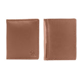 13084 Brown Leather Card Holder for Men and Women