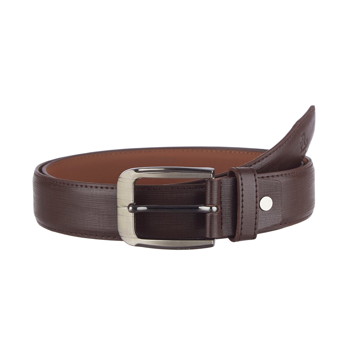 Everyday Brown Textured Belt