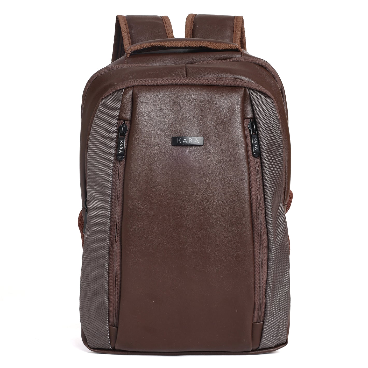 KARA Executive Faux Leather Laptop Backpack