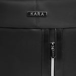 55475 Kara Black Nylon Messenger Bag for Men and Women