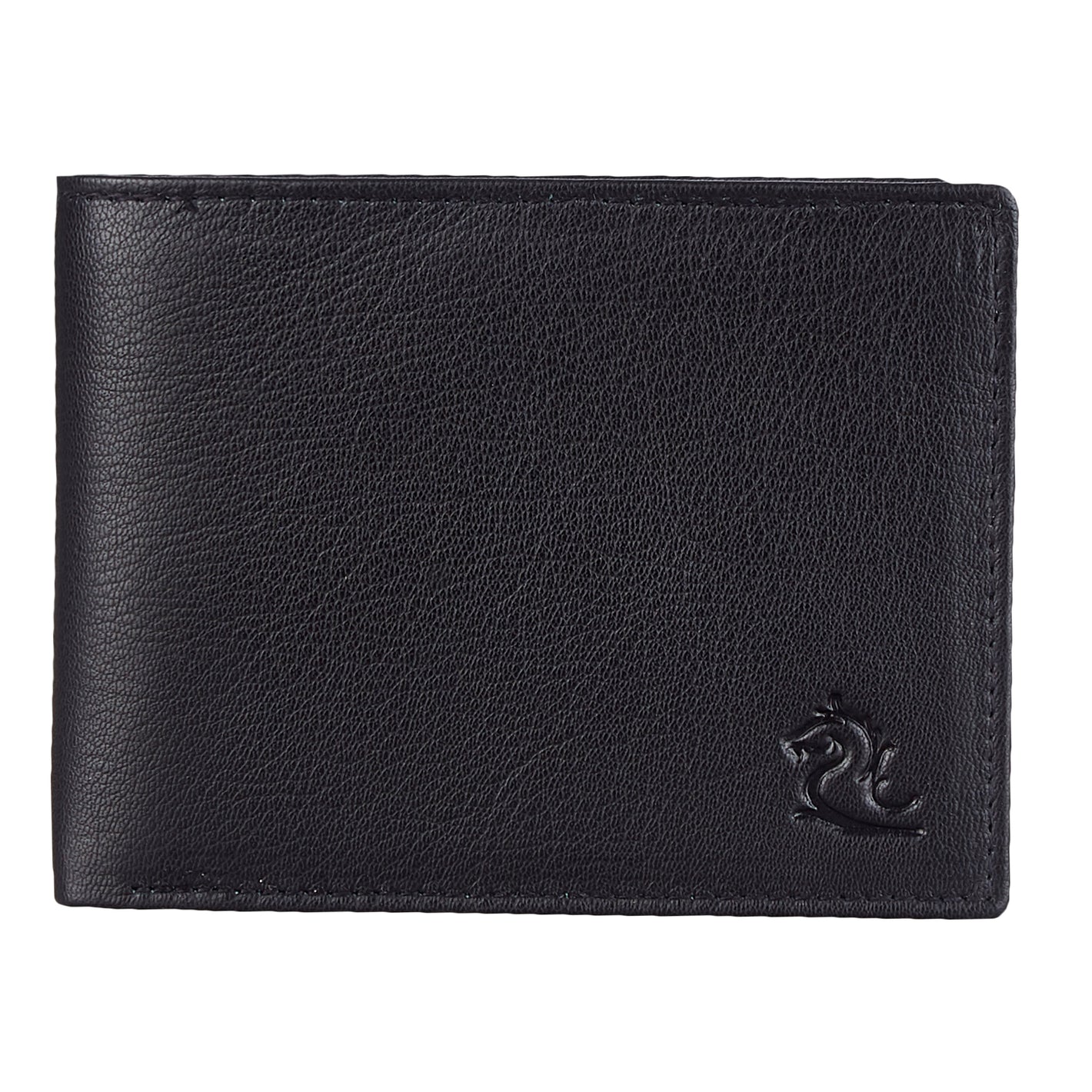 Sophisticated Black Leather Bifold Wallet
