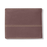 10085 Blue Contrast Stitched Wallet