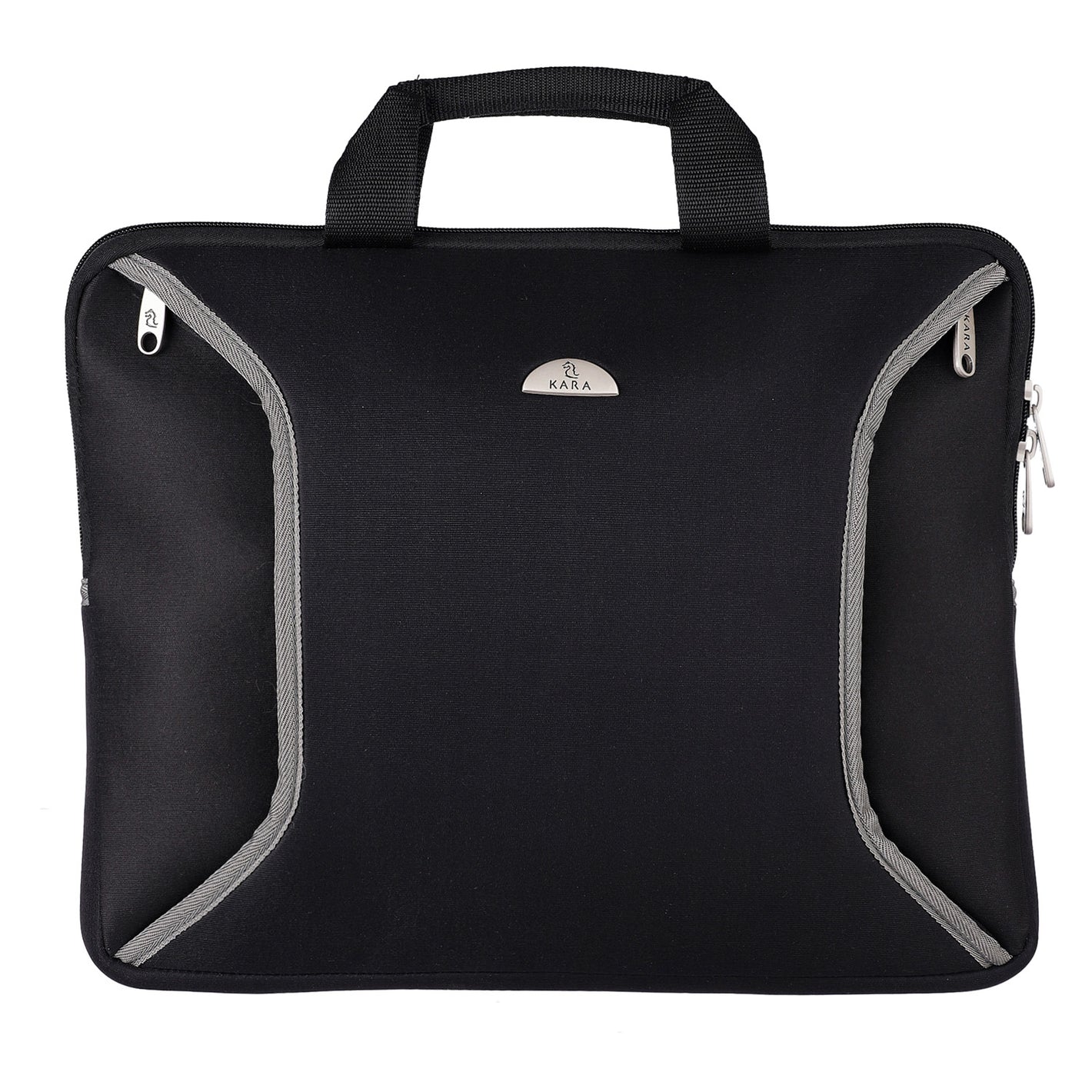 Smart Black Unisex Nylon Laptop Sleeve