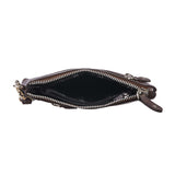 7028 Brown Leather Hand Pouch