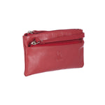 7027 Red Leather Hand Pouch