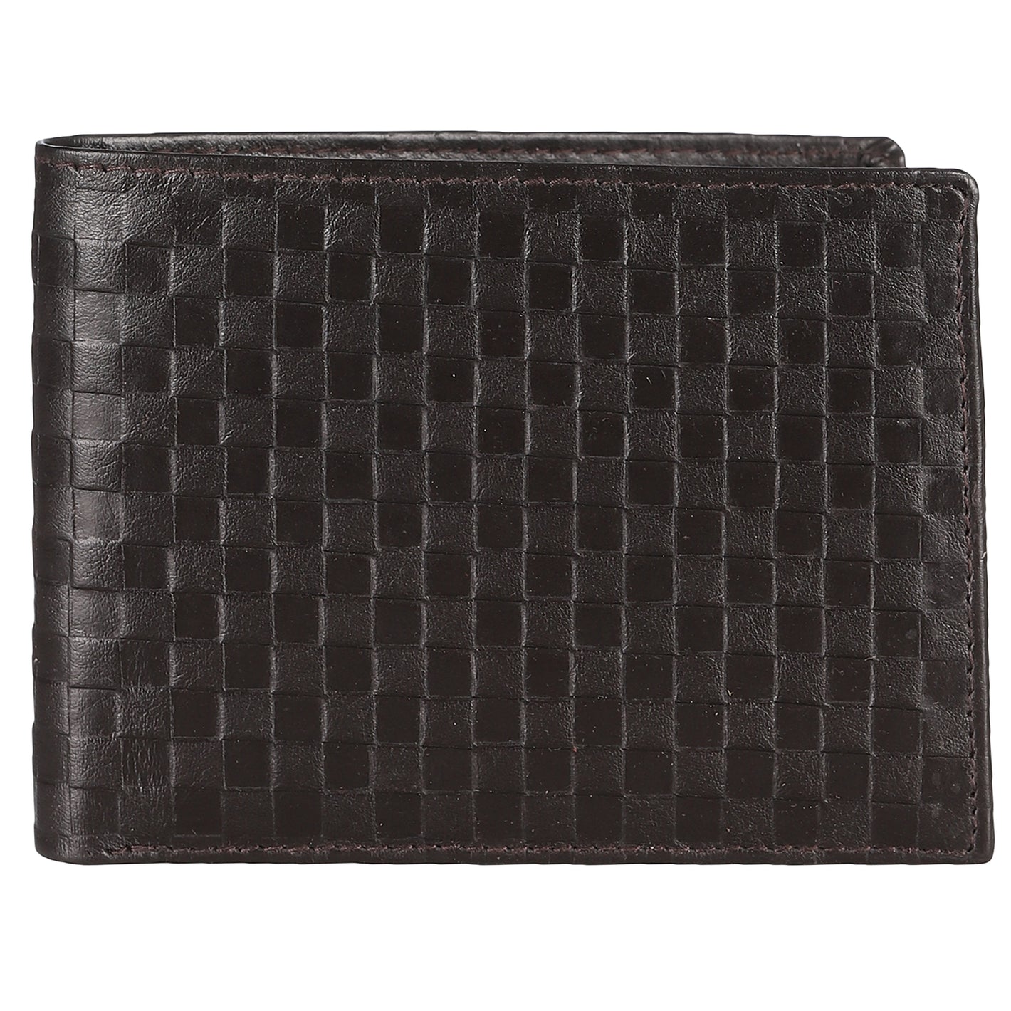 Durable Brown Textured Wallet