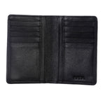 14092 Black Leather Card Holder for Men and Women