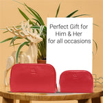 Red Combo Wash Bags for Men & Women