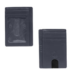 13098 Blue Leather Card Holder for Men and Women