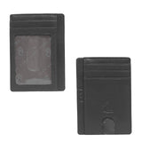 13098 Blue Leather Card Holder for Men and Women