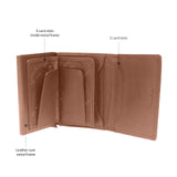 13100 Tan Leather Card Holder for Men and Women