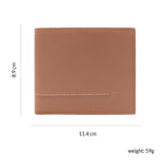 13094 Blue Bifold  Leather Wallet