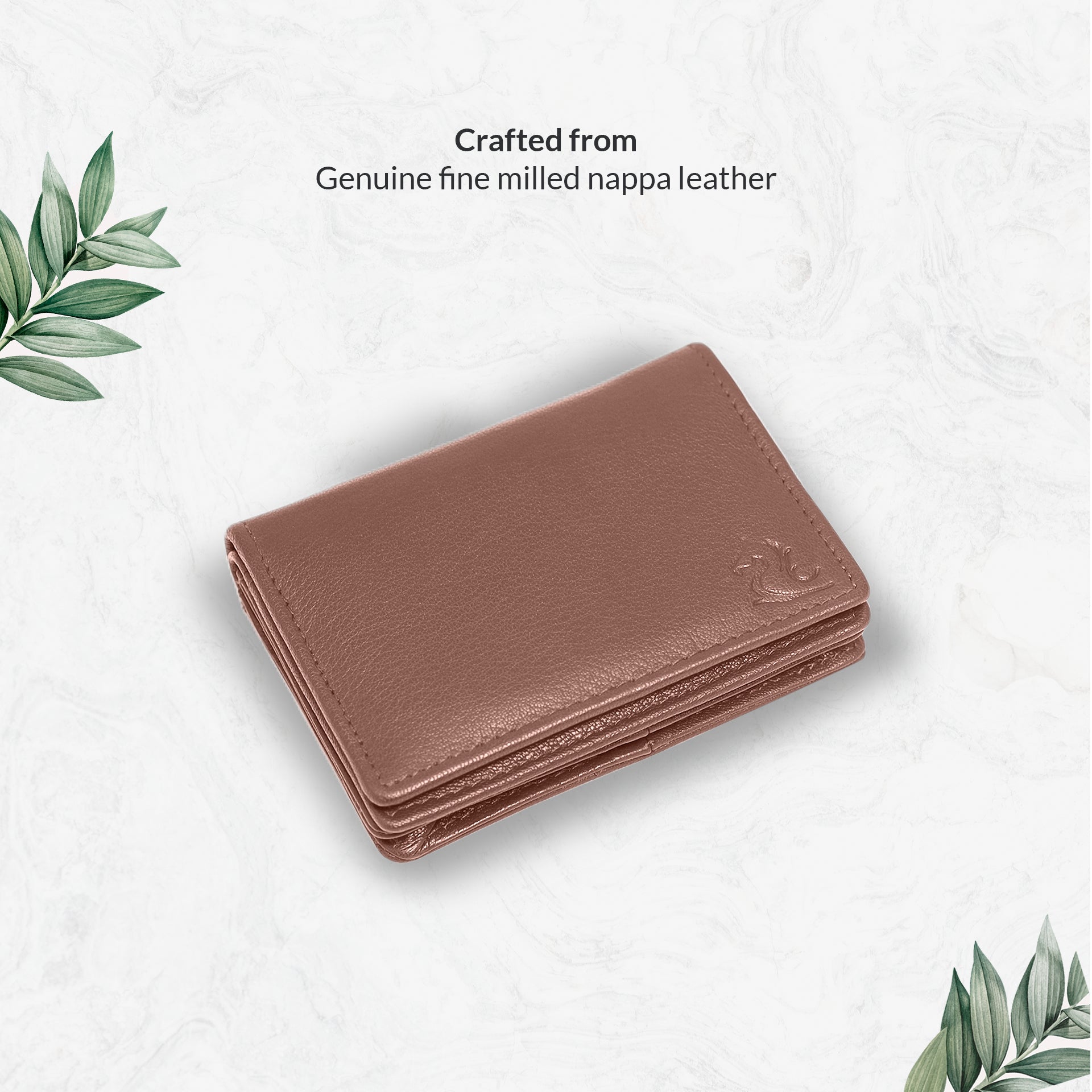 Elegant Leather Card Holder - Main Image