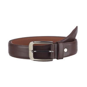 Everyday Brown Textured Belt
