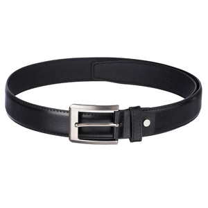 Classic Elegance Black Leather Belt
