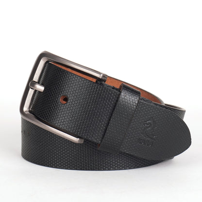 Vintage Textured Leather Belt