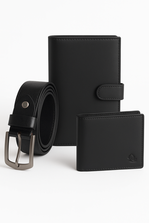 All-Business Leather Gift Set