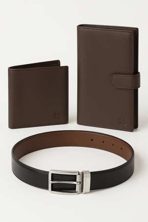 Jet-Set Travel Leather Gift Set