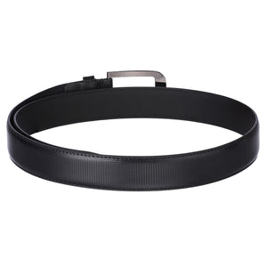 Elevated Stylish Black Textured Belt