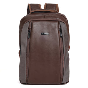 KARA Executive Faux Leather Laptop Backpack
