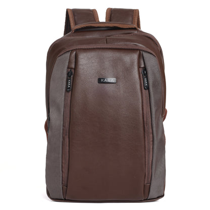 KARA Executive Faux Leather Laptop Backpack