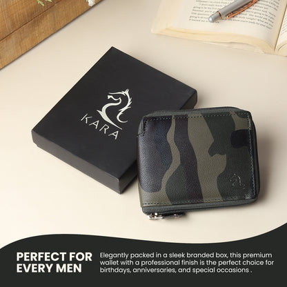 ARMY Zip-Around Wallet