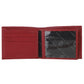 Modern Style Cherry Leather Bifold Wallet