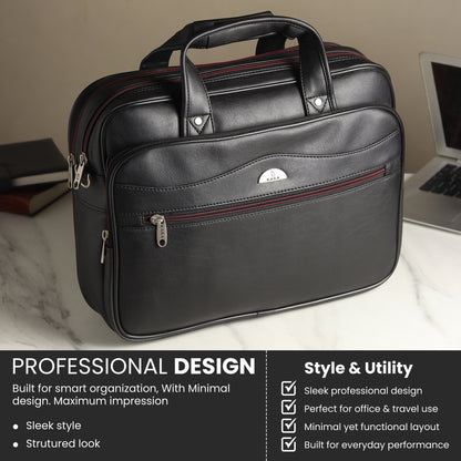 Executive Vegan Leather Laptop Carrier