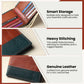 Discerning Gentleman Tan & Blue Leather Wallet