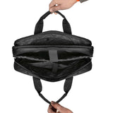 4459 Black Nylon Laptop Messenger Bag for Men and Women