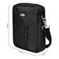 Stylish Black Quilted Nylon Sling Bag