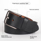 Vintage Textured Leather Belt