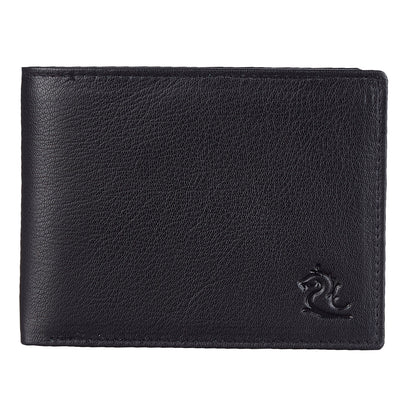 Sophisticated Black Leather Bifold Wallet
