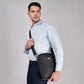 Stylish Black Quilted Nylon Sling Bag
