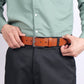 Vintage Textured Leather Belt