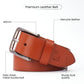 Vintage Textured Leather Belt