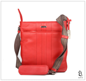 Bicardi Refined Edge Leather Sling Bag
