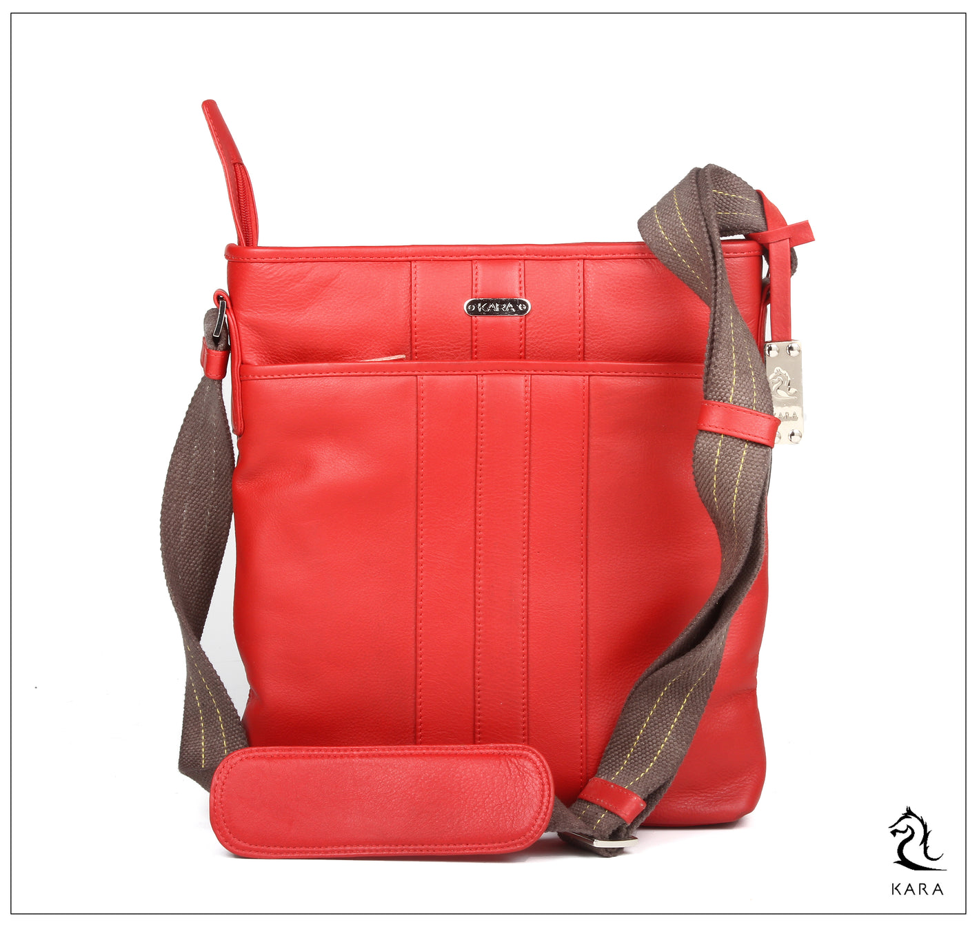 Bicardi Refined Edge Leather Sling Bag