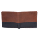 10109 Tan & Blue Bifold Wallet