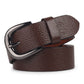 Distinctive Edge  Fine Print Leather Belt