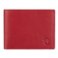 Modern Style Cherry Leather Bifold Wallet