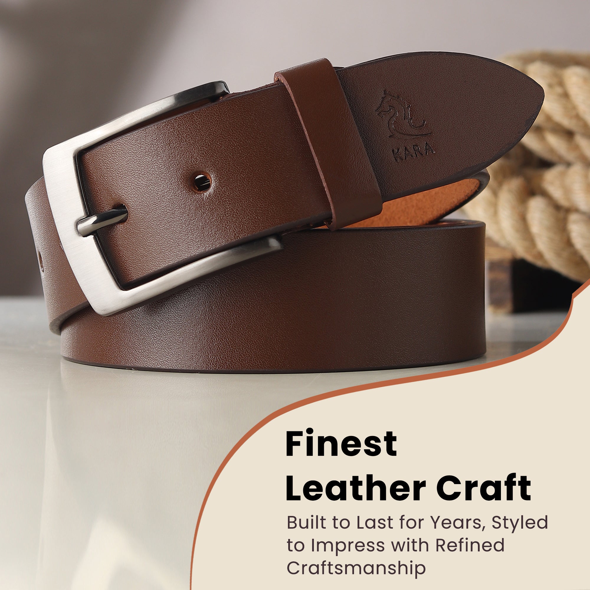 Premium Pin Buckle Leather Belt