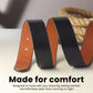 Distinctive Edge  Fine Print Leather Belt