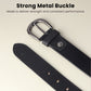 Distinctive Edge  Fine Print Leather Belt