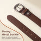 Distinctive Edge  Fine Print Leather Belt