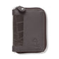 Stylish Embossed Leather Zip Card Holder