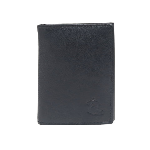 13100 Black Leather Card Holder for Men