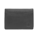 14032 Tan Small Leather Card Holder for Men and Women
